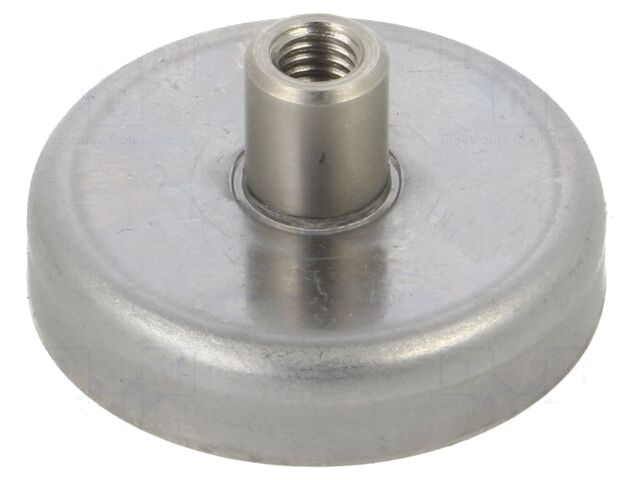 Magneet: vast; hard ferriet; Ø: 32mm; roestvrij staal Magneet: vast; hard ferriet; Ø: 32mm; roestvrij staal